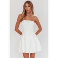 Strapless White Dress
